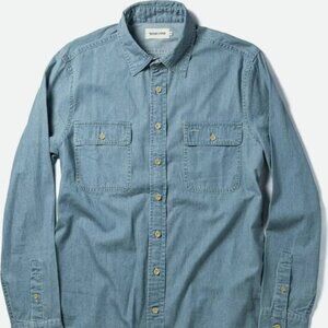 Taylor Stitch Blue Casual Button Down Shirt